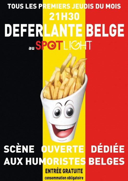 La déferlante belge scène ouverte humour